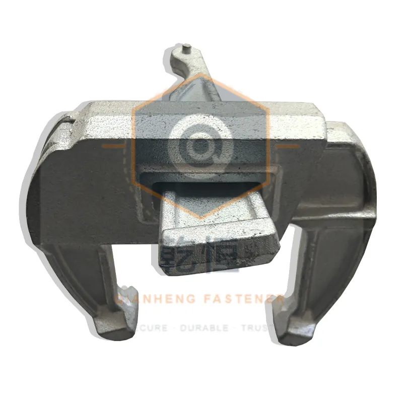 H20木梁夹具 产品实拍 爪口卡木梁翼缘 楔形销锁紧